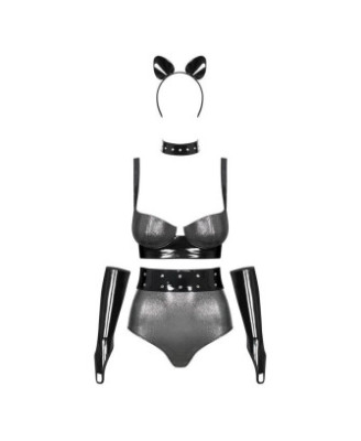 Silveria Ensemble 6 pcs - Argent et Noir